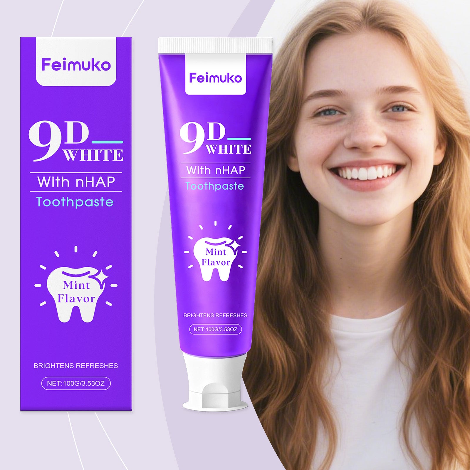 Dentifrice blanchissant à la tache pourpre 1 00g