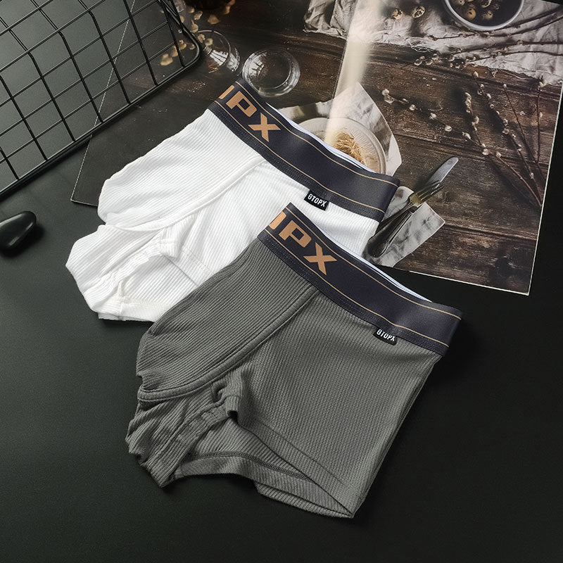 Slips de boxeur mince d'été pour homme à faible taille