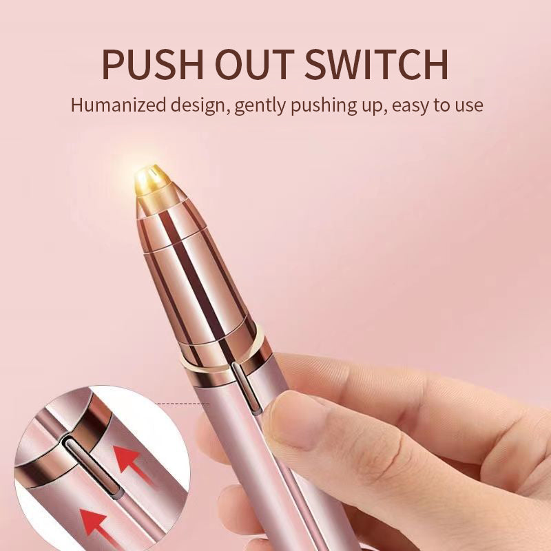 2-en-1 Électrique Rezeur de sourcils et dispositif d'enlèvement des cheveux visage USB Remboursable