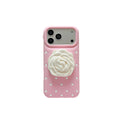 Étui de protection pour téléphone Rose Silicone Polka-dot