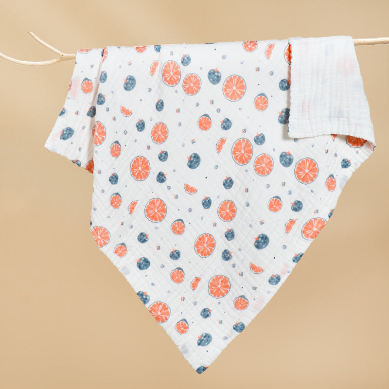Couverture pour bébé imprimé en coton pur