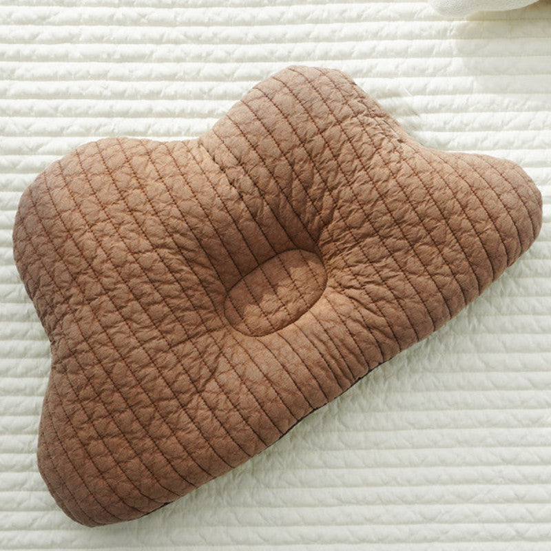 Coton Shaping Respirant Oreiller Anti-déviation Tête Bébé Correction