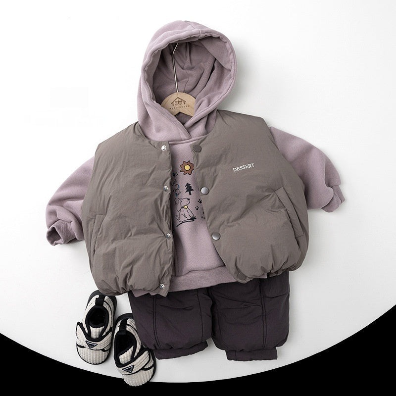 Sweat-shirt à capuche pour l'hiver garde les garçons et les filles chaud