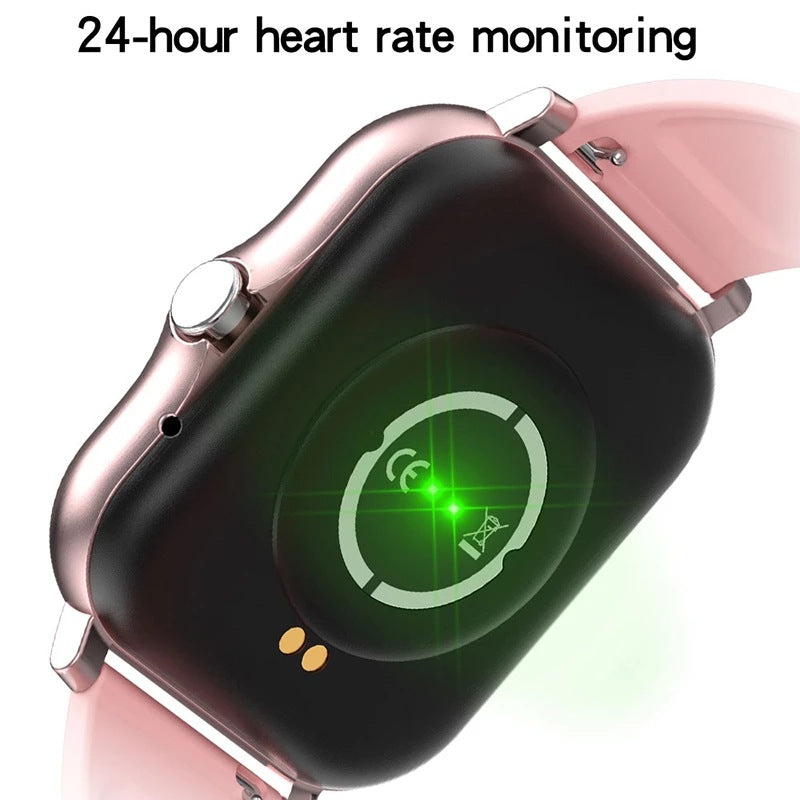 Y13 Smart Watch Pedomètre Surveillance de la fréquence cardiaque Appel compatible Bluetooth