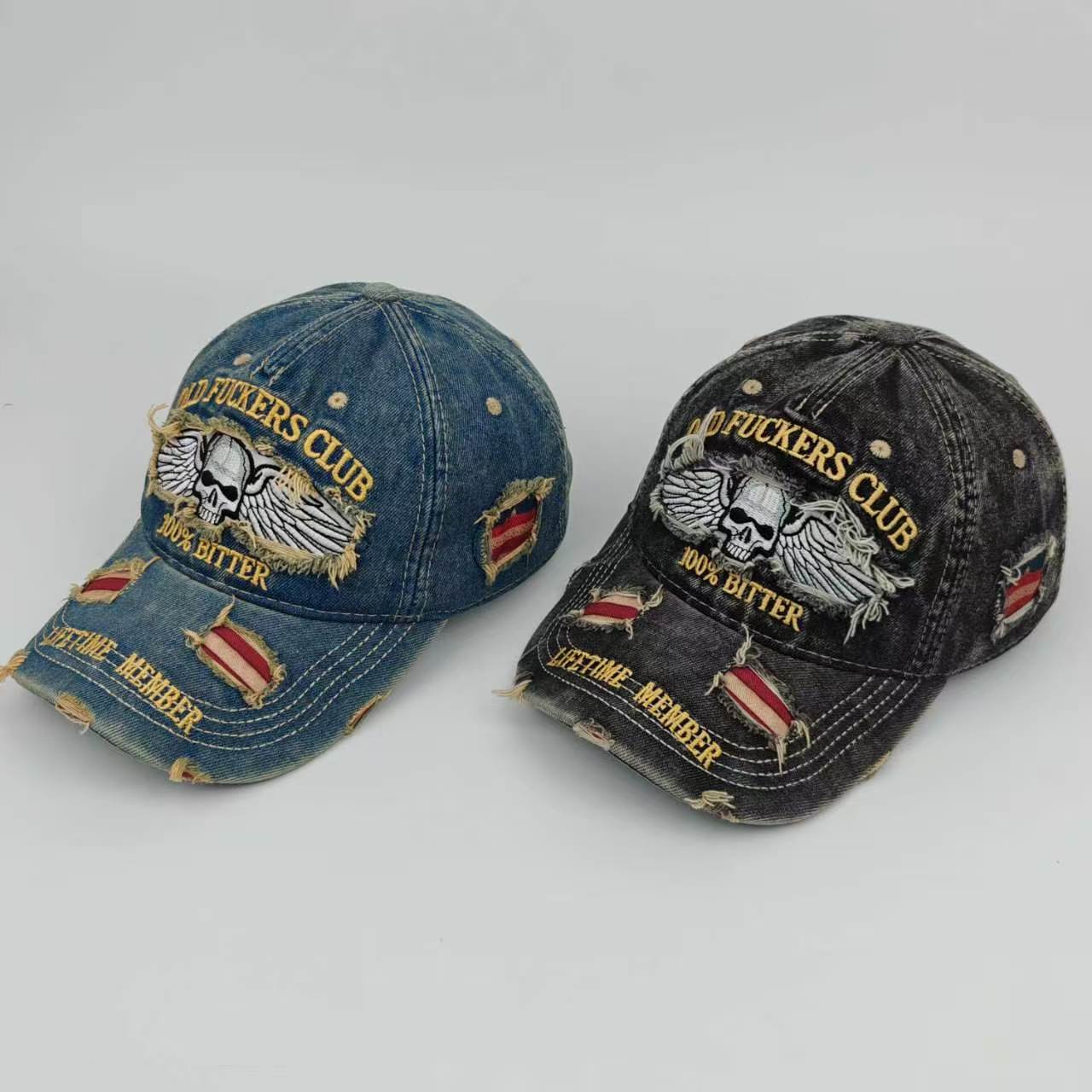 Casquette de baseball brodée de protection solaire