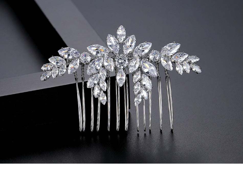 Accessoires pour cheveux en cuivre incrusté de cuivre