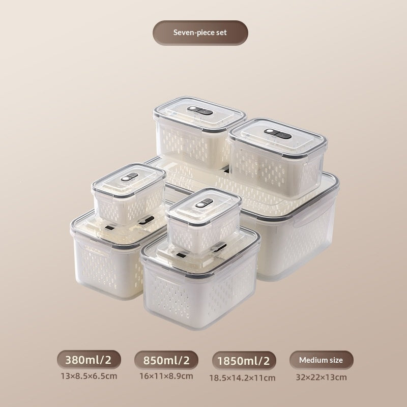 Boîte de rangement portable de qualité alimentaire avec couvercle