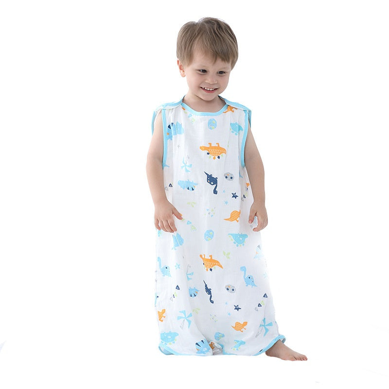 Long manches Four-couche Bamboo Cotton Gauze Sac de couchage