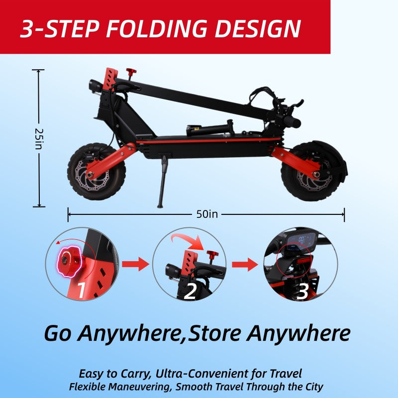 Plus récent design haute puissance hors route K26 E-Scooter