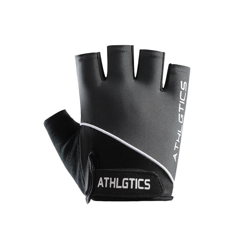 Cyclisme Fitness en plein air demi-doigt Protection solaire Pêche Gants minces en soie de glace