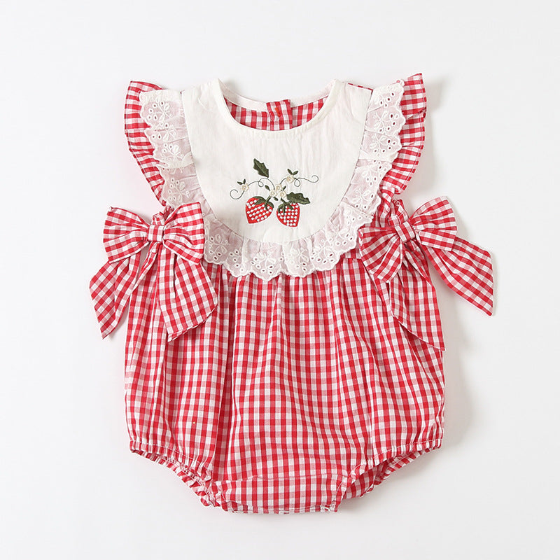 Bébé Bébé Vêtements Une pièce Romper Bodysuit Coton Onesie 9671 Pure Coton