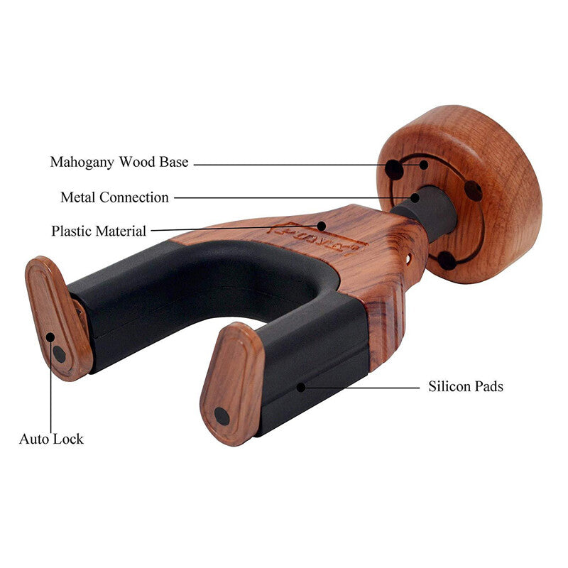 Guitar wall mount, hanger and display hook
