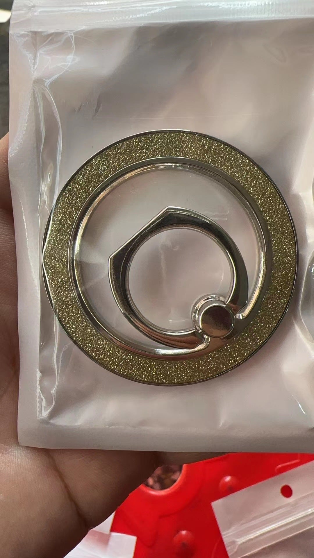 Support de bague magnétique Magsafe en métal ultra-mince