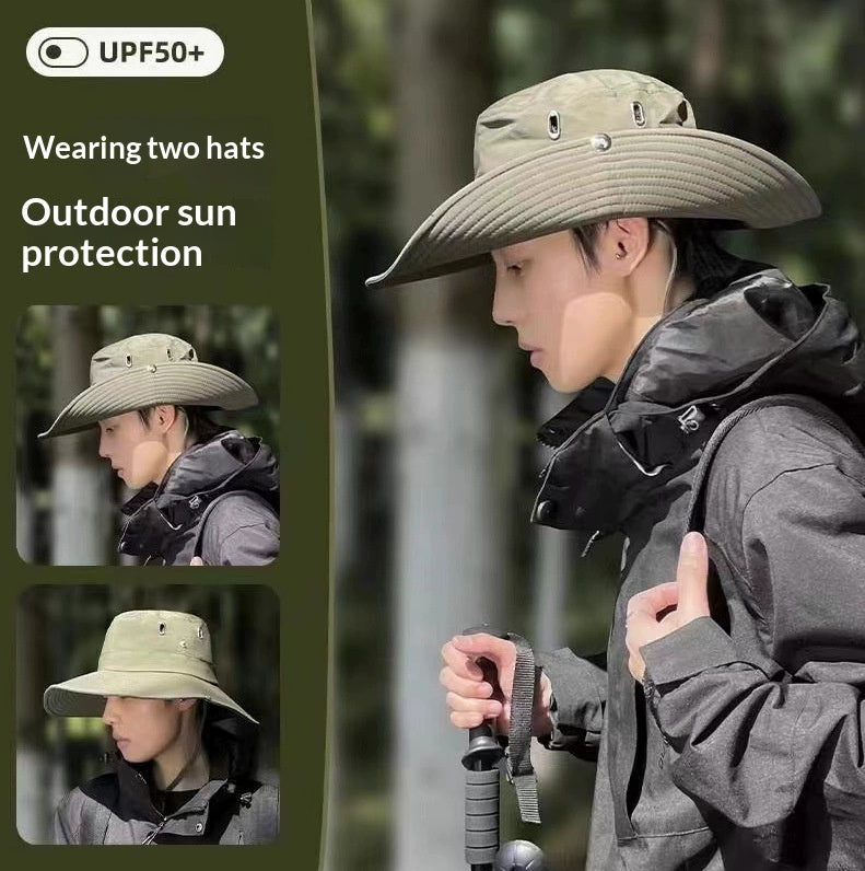 Voyages en plein air Camping Sun-Protection Shade Bucket Hat