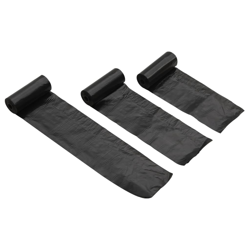 Sacs pour chien 750 pièces. Noir 30x20 cm PE