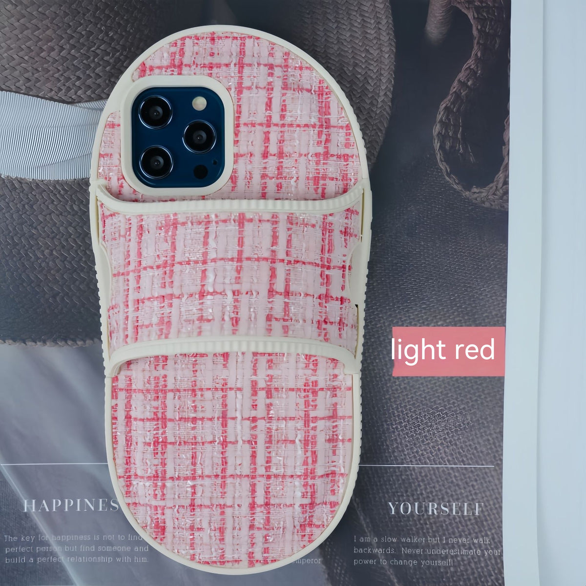 Étui téléphonique pour chaussons en Strass