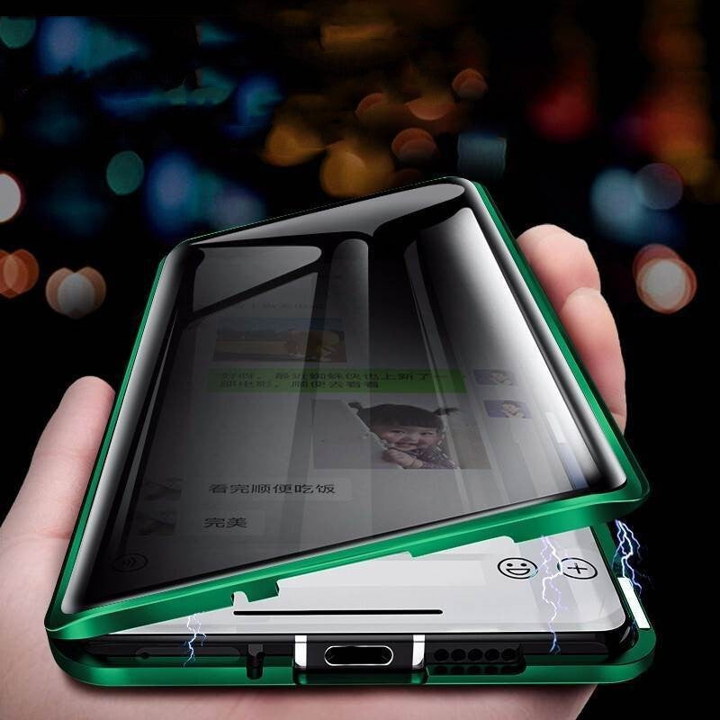 Étanche à l'épreuve des yeux Magnétique King Phone Case Double face en verre
