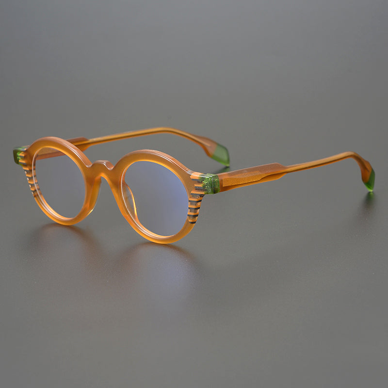 Blocage de couleur Petite mode Personnalité Boîte ronde