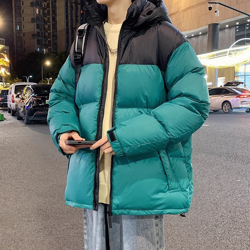 Manteau d'hiver épaissé chaud et souple pour hommes