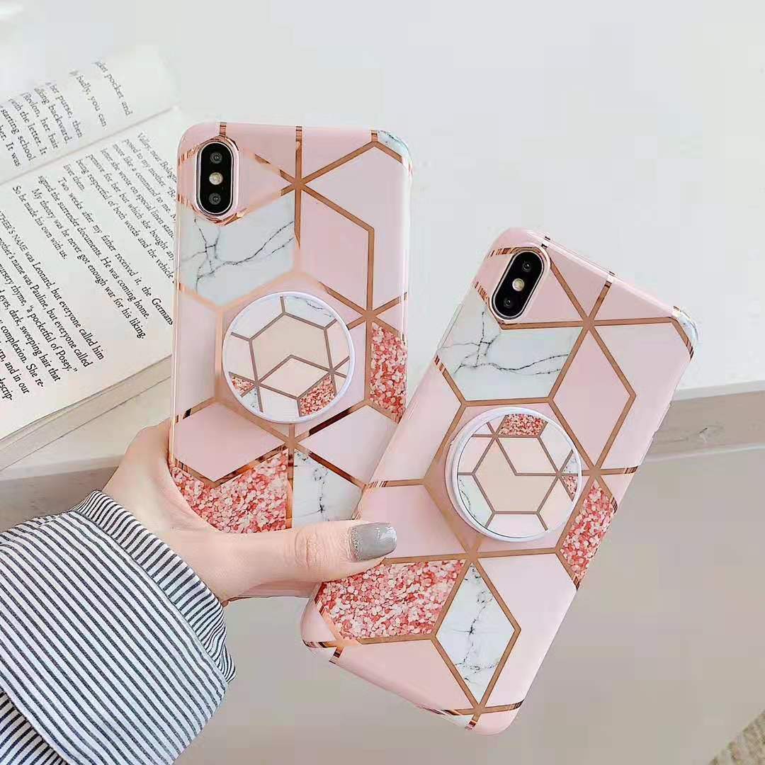Étui mobile en marbre galvanisé