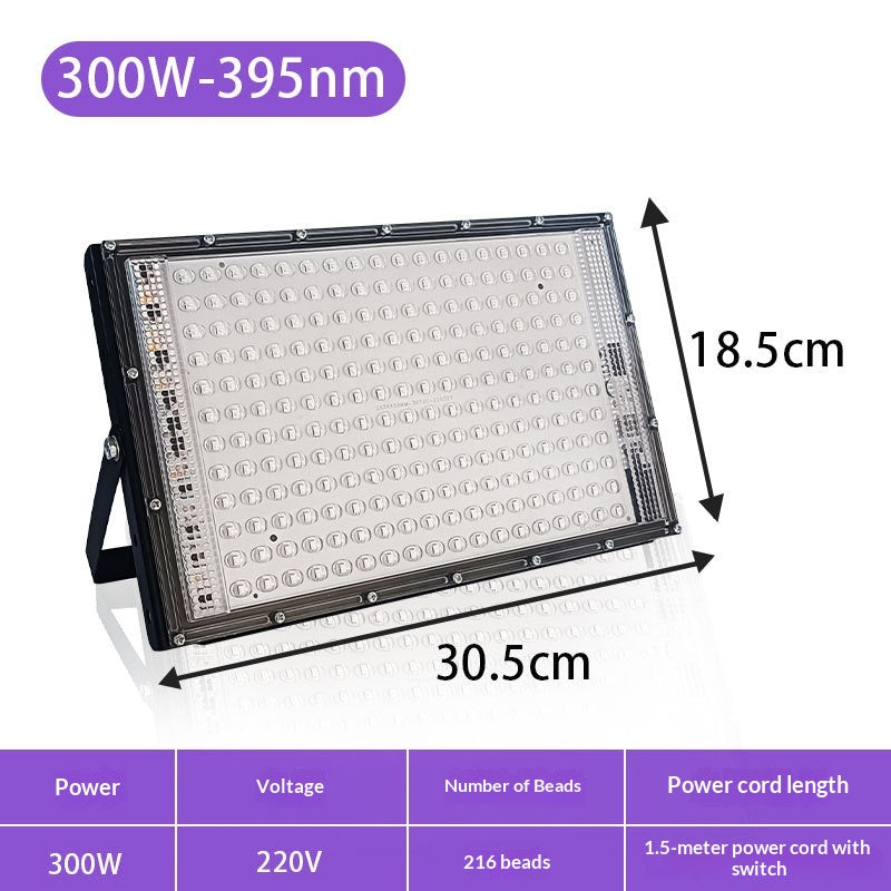 LED UV Irradiation Partie fluorescente Tanning Purple Light