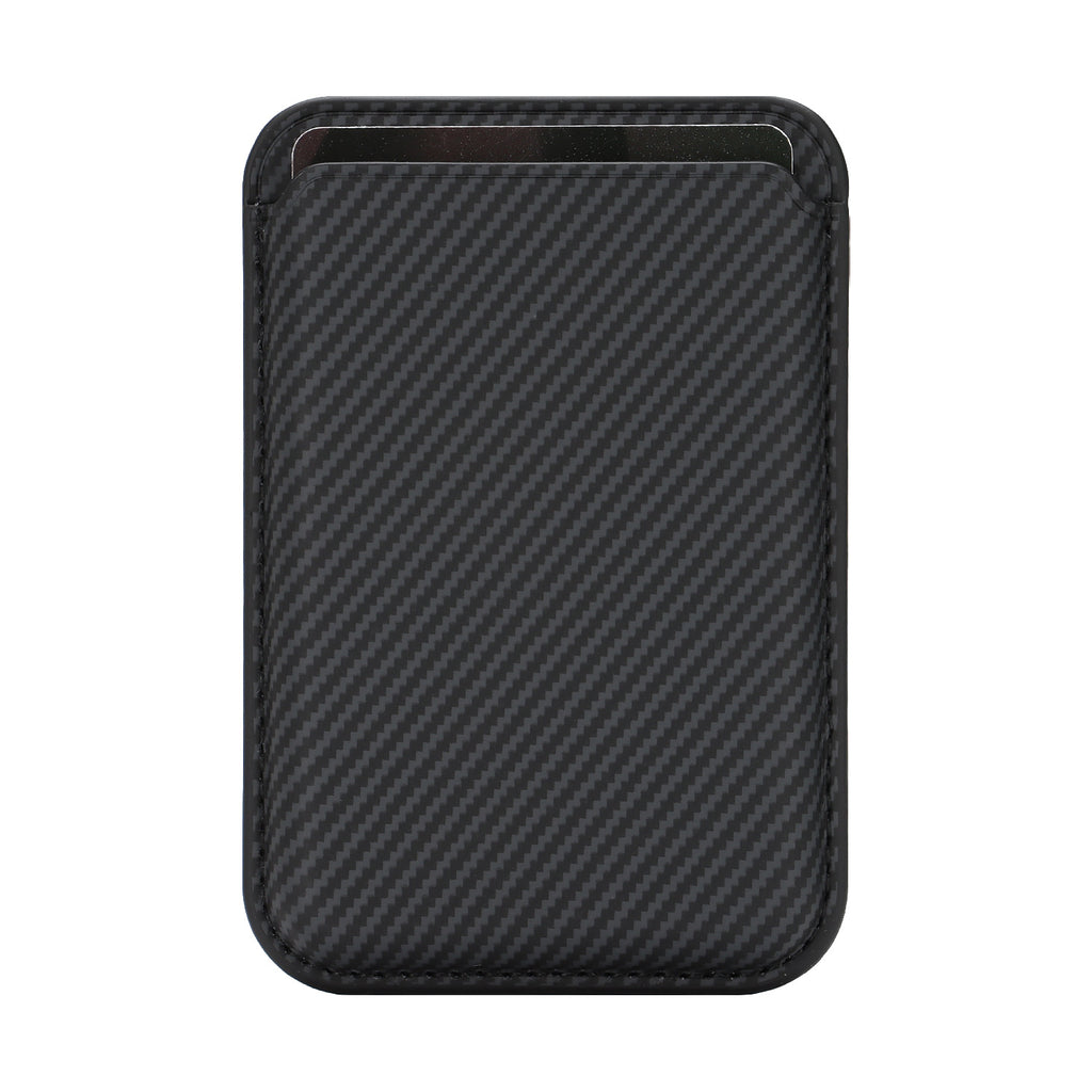 Porte-carte magnétique ultra-mince en fibre de carbone
