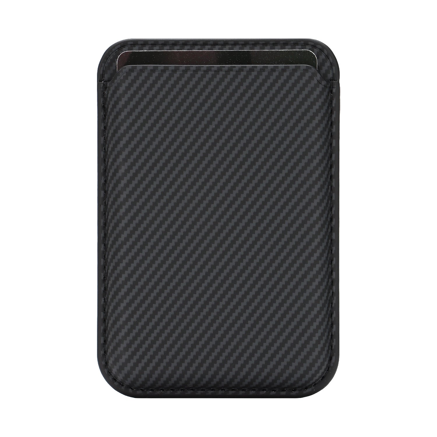 Porte-carte magnétique ultra-mince en fibre de carbone