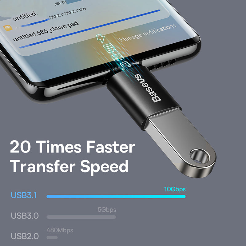 USB Femme 3.1 Transmission à grande vitesse Mini Adaptateur de téléphone mobile