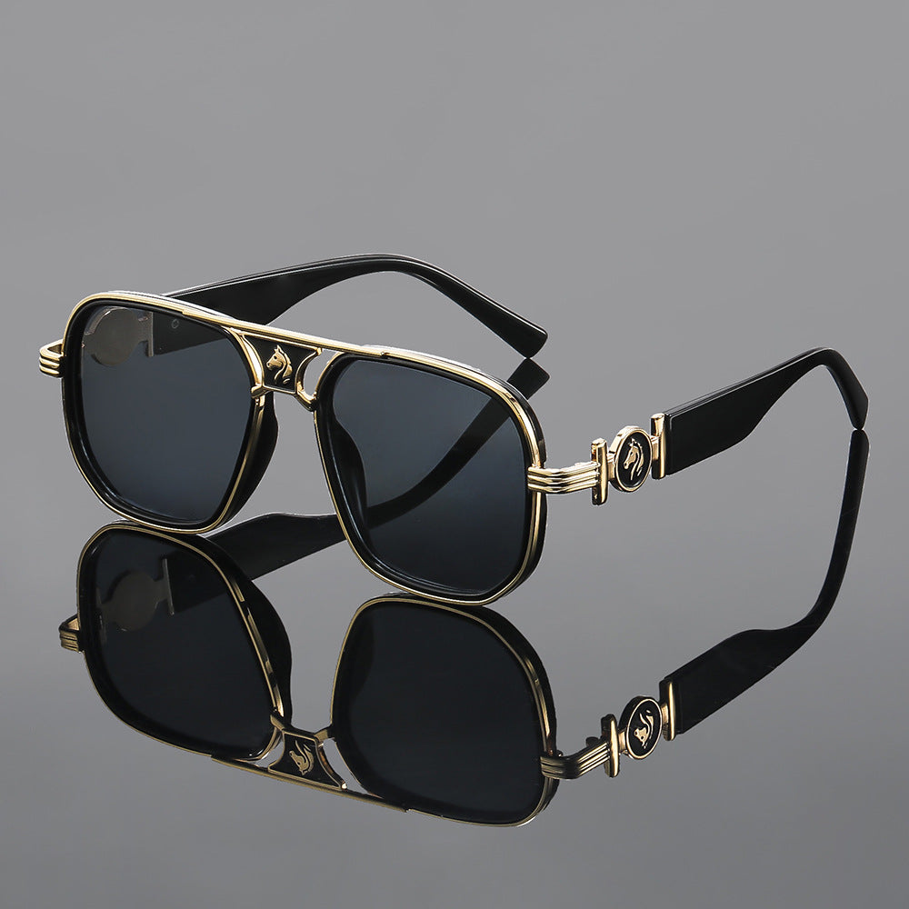 Lunettes de soleil pour homme et femme à cadre carré