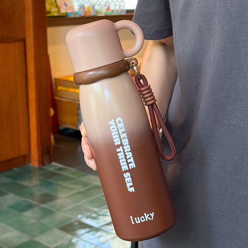Coupe bouteille d'eau en acier inoxydable