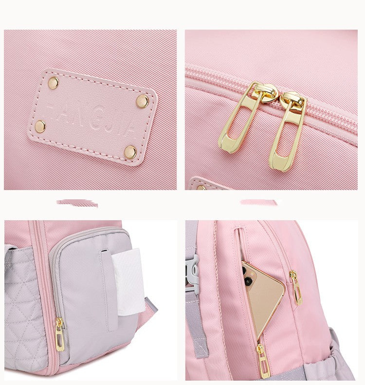 Sac Mummy Grande capacité Sac à couches bébé multi-poches Sac à dos