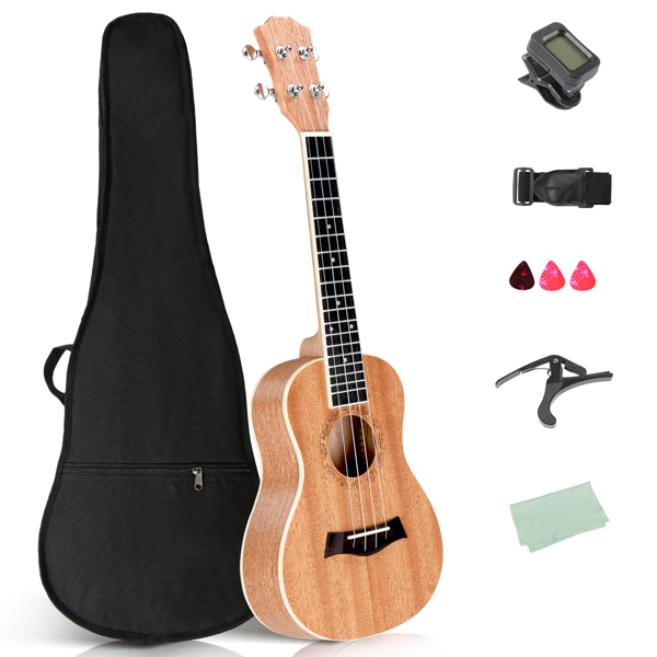 23en Ukulele de tableau de bord en bois de rose en acajou