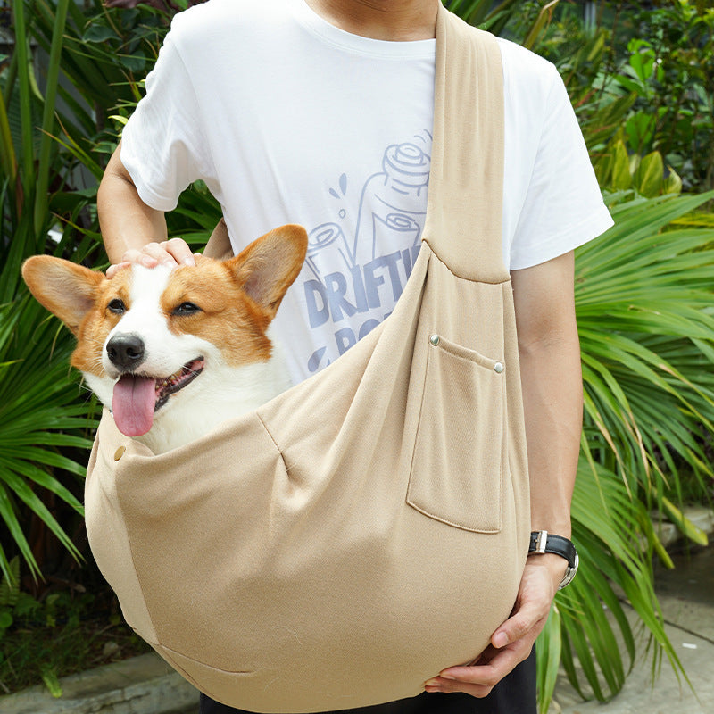 Polyester Pet Crossbody Sac avec poches