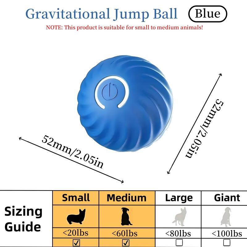 Blue and Orange Pet Buncing Ball Buncing Pet Ball pour chats et chiens