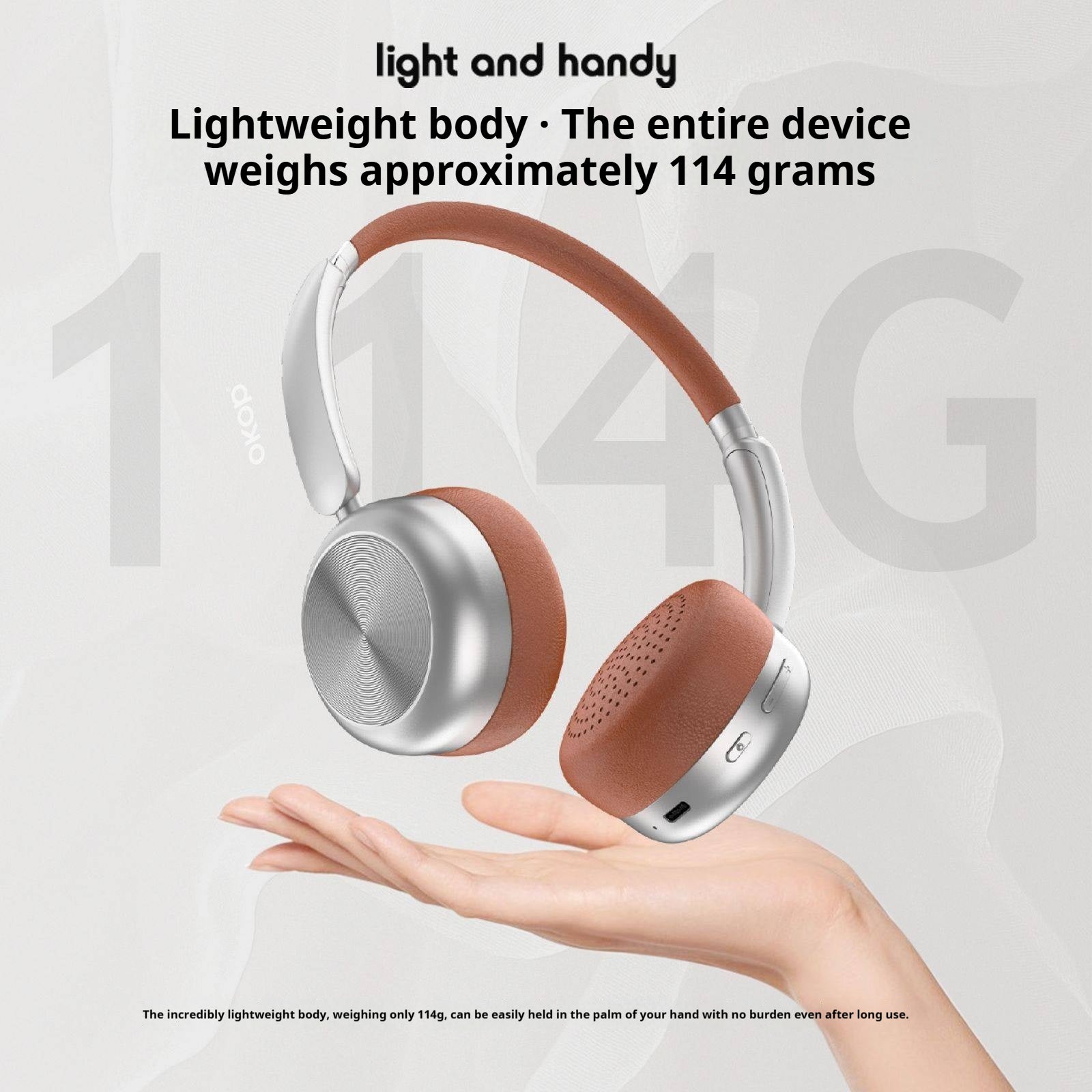 KP-H106 Casque Bluetooth in-Stock Style rétro Annulation active du bruit Design élégant