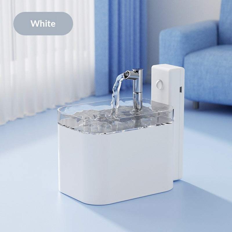 Fontaine d'eau pour animaux filtrant automatique