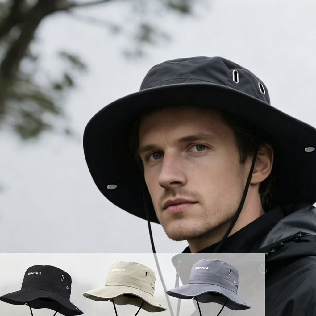 Two-piece hiking and mountaineering hat set