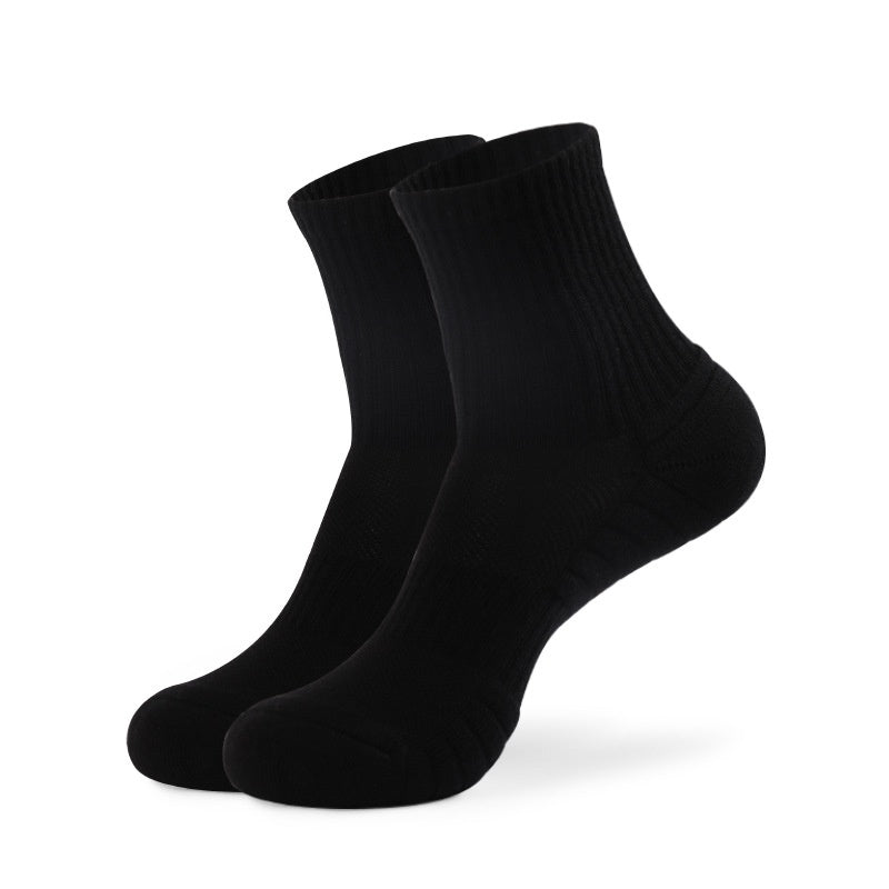 Chaussettes de sport en coton pur avec une semelle essoufflée