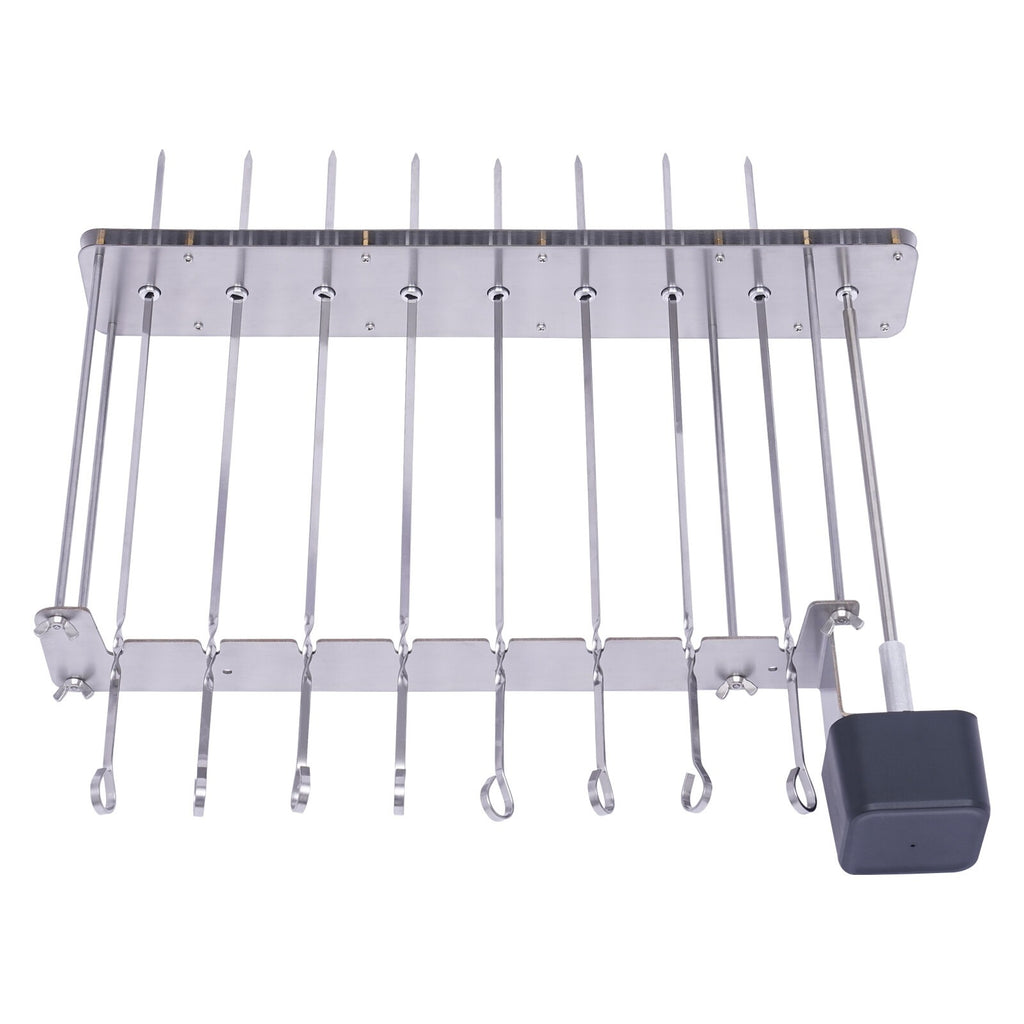 BBQ Cypriote Grill Top Rotisserie Kebab brochettes avec moteur électrique USB charge