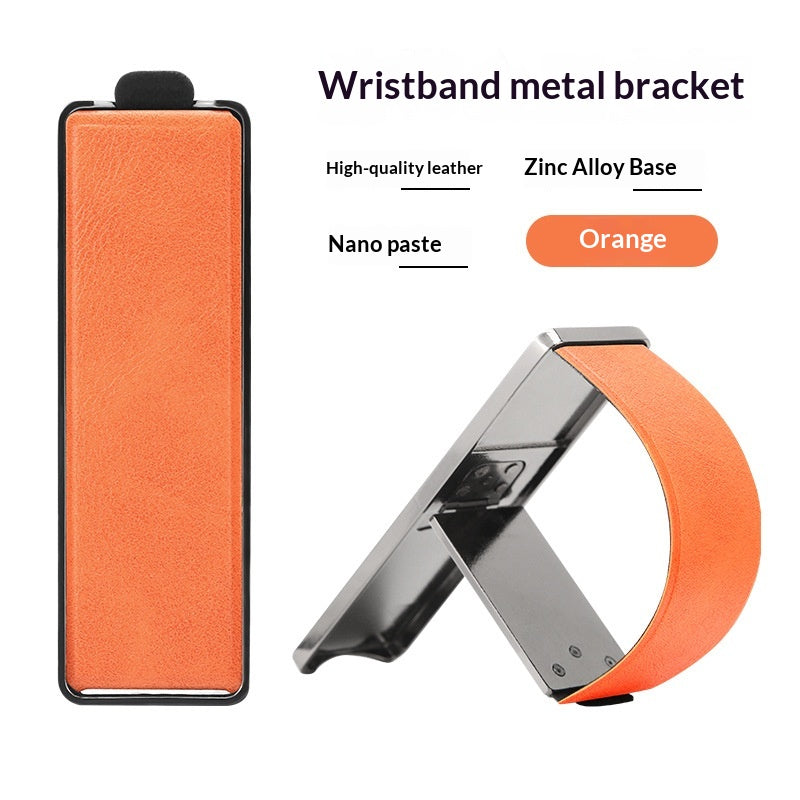 Porte-bracelet de téléphone avec dossier adhésif pliable pour l'utilisation du bureau