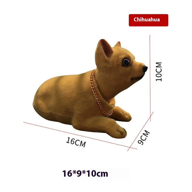 Résine Head-hooking Dog Animal Multi-spécificité Créative Cute Décoration de voiture