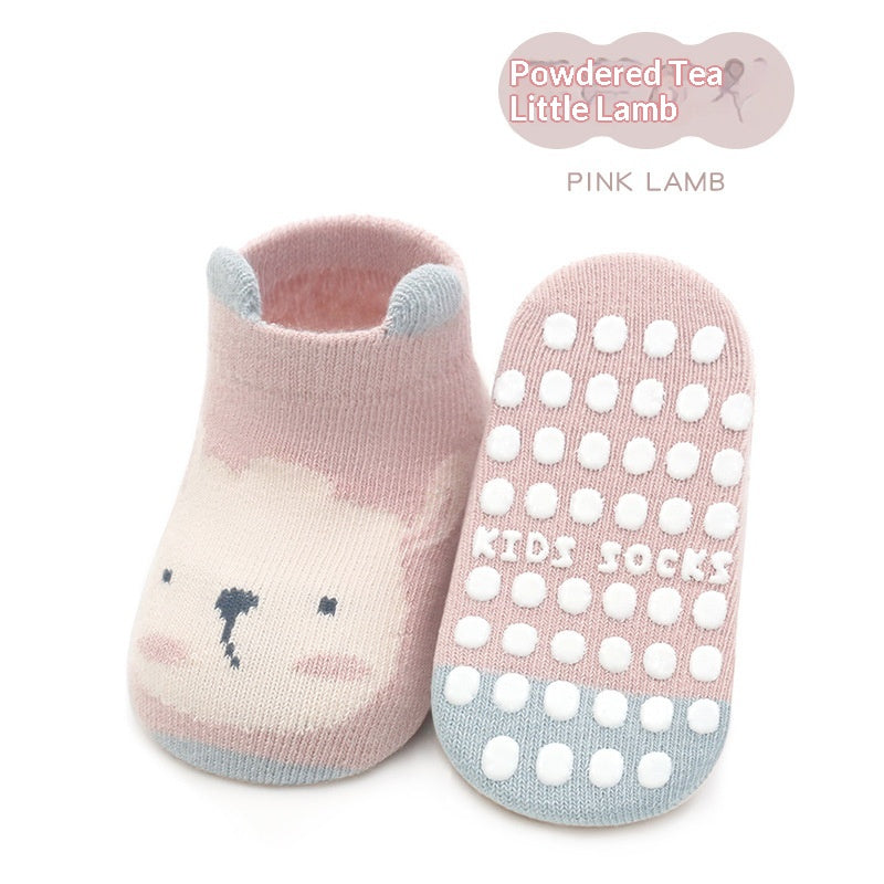 Chaussettes de bateau antidérapantes pour bébés garçons et filles Chaussettes de trampoline pour nourrissons