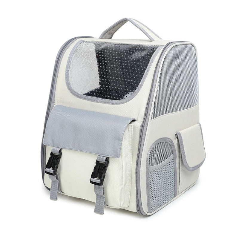 Sac à dos respirant transparent pour chats et chiens
