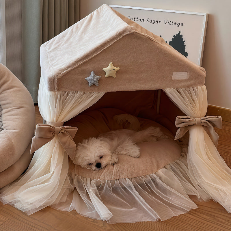 Maison créative pour le chien et la tente de chat