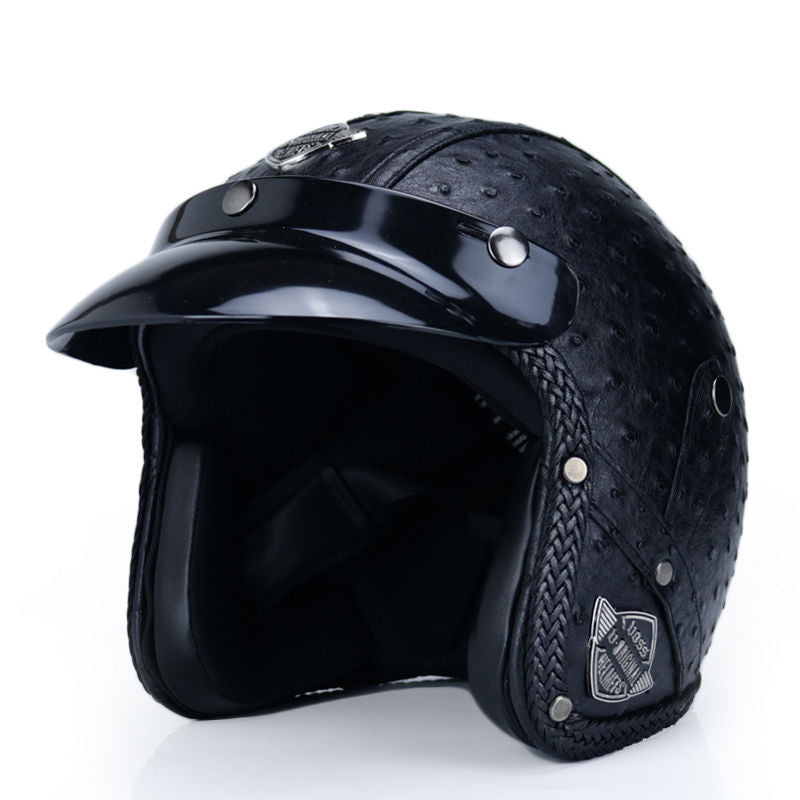 Retro Moto Casque Homme Moto