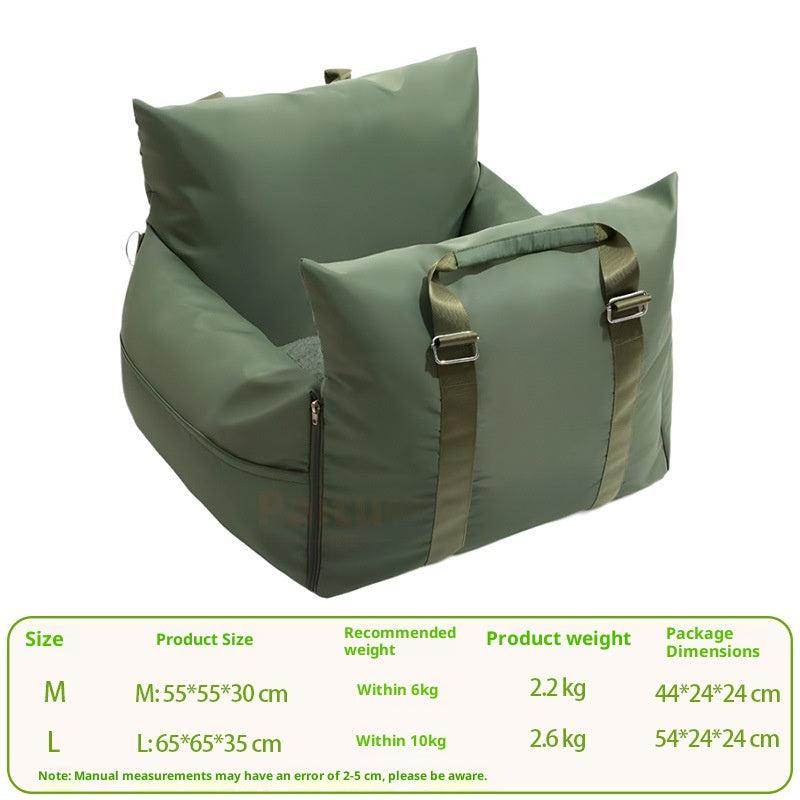 Car Kennel imperméable antidérapant antidérapant antidérapant sac d'animal amovible