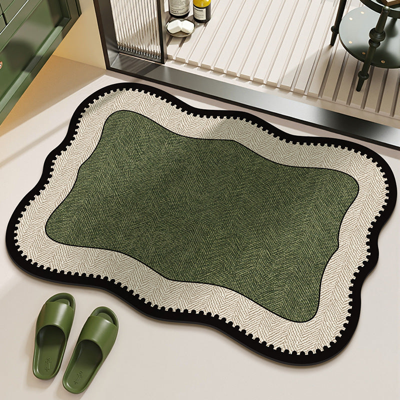 Tapis de douche antidérapant absorbant l'eau