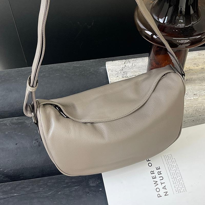 Premier couche Cowhide véritable sac de corps en cuir