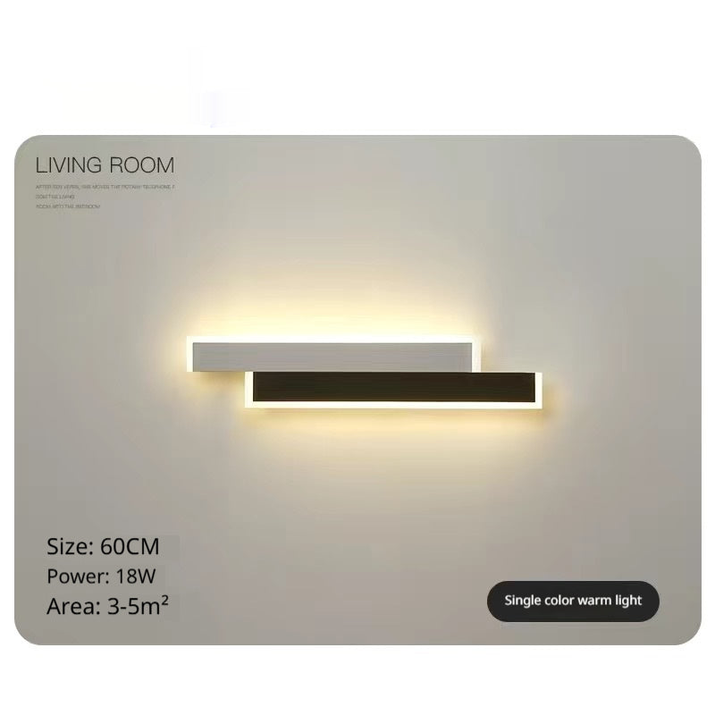 Minimalist Creative Lampe murale à longue bande personnalisée