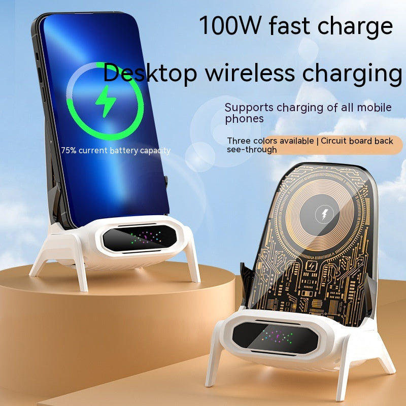 Porte-téléphone mobile pour petite chaise transparente sans fil